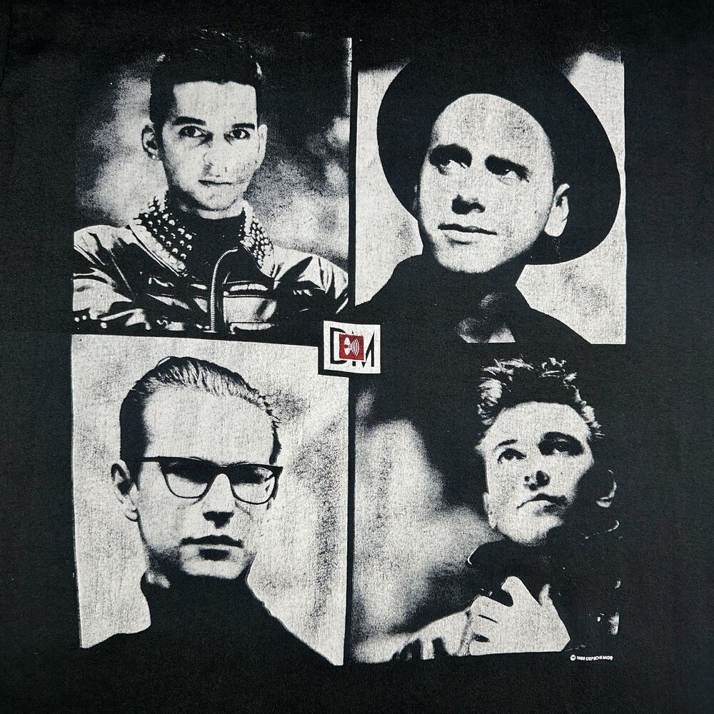 Vintage 1988 Depeche Mode "Music for the Masses" Tour Tee | Single Stitch | USA - Picture 2 of 15
